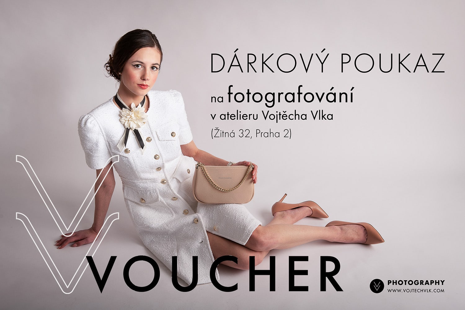 Voucher na focení v atelieru v Praze